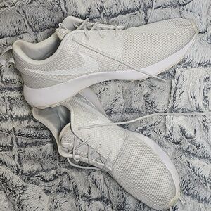 Nike Roshe G Golf Shoes Sneakers White Grey Men’s 12 Spikeless